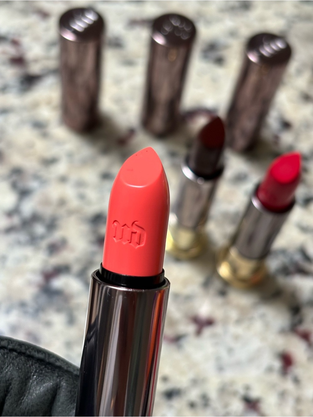 ✨New 3 Pc✨Urban Decay Trio Lipstick Set — Snitch, Disturbed, 714 - Picture 3 of 10